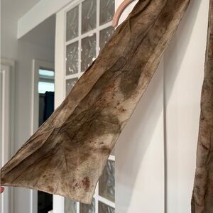 100% Silk Earthy Toned Scarf